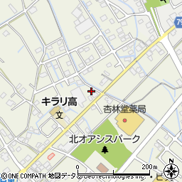 静岡県榛原郡吉田町神戸734-3周辺の地図