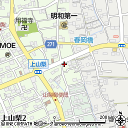 静岡県袋井市上山梨658周辺の地図
