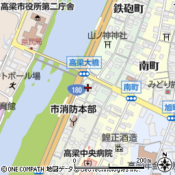 株式会社猪子建築事務所　高梁営業所周辺の地図