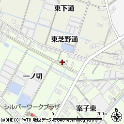 愛知県西尾市一色町生田一ノ切21-1周辺の地図