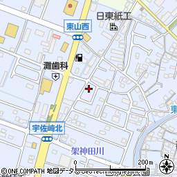 兵庫県姫路市東山1351周辺の地図