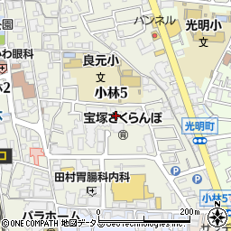 サンライズ宝塚周辺の地図