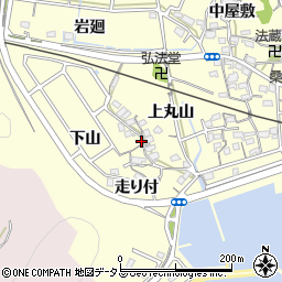 愛知県西尾市東幡豆町走り付53周辺の地図