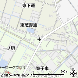 愛知県西尾市一色町生田一ノ切39周辺の地図