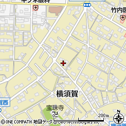 静岡県浜松市浜名区横須賀570周辺の地図