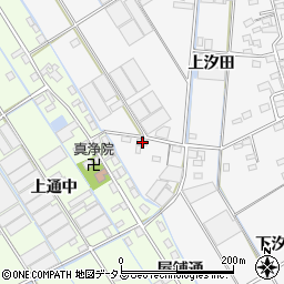 愛知県西尾市一色町松木島下汐田5周辺の地図