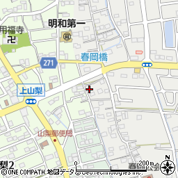 静岡県袋井市春岡269周辺の地図