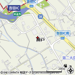 静岡県榛原郡吉田町神戸1533周辺の地図