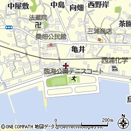 愛知県西尾市東幡豆町烏帽子ケ丘19-2周辺の地図