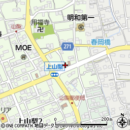 静岡県袋井市上山梨3015周辺の地図