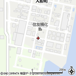 兵庫県姫路市飾磨区入船町周辺の地図