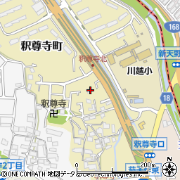 大阪府枚方市釈尊寺町2-3周辺の地図