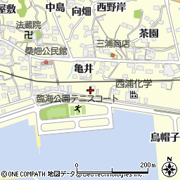 愛知県西尾市東幡豆町烏帽子ケ丘28周辺の地図