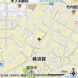 静岡県浜松市浜名区横須賀574周辺の地図