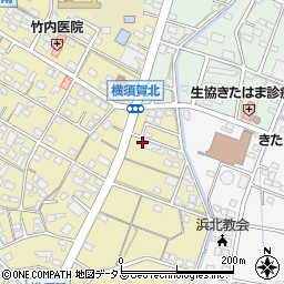 静岡県浜松市浜名区横須賀602周辺の地図
