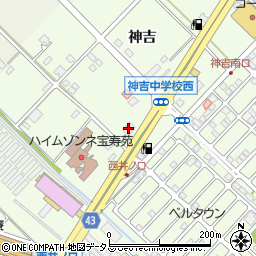 すし官太加古川店周辺の地図