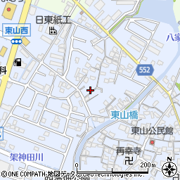 兵庫県姫路市東山333周辺の地図