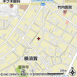 静岡県浜松市浜名区横須賀576周辺の地図
