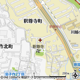 大阪府枚方市釈尊寺町33周辺の地図