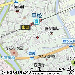 兵庫県姫路市大津区吉美806周辺の地図