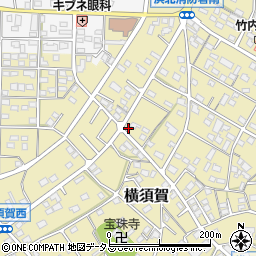 静岡県浜松市浜名区横須賀572周辺の地図