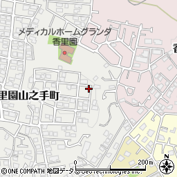 大阪府枚方市香里園山之手町43-19周辺の地図