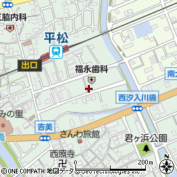 兵庫県姫路市大津区吉美824-1周辺の地図