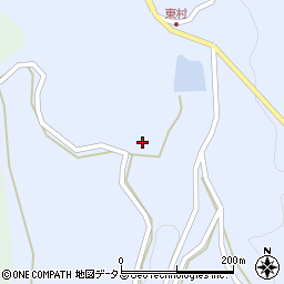 岡山県加賀郡吉備中央町岨谷206周辺の地図