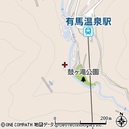 兵庫県神戸市北区有馬町1691周辺の地図