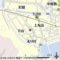 愛知県西尾市東幡豆町走り付54周辺の地図