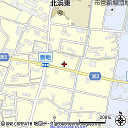 静岡県浜松市浜名区善地290周辺の地図