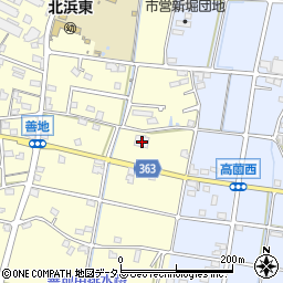 静岡県浜松市浜名区善地300周辺の地図