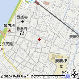 兵庫県姫路市飾磨区妻鹿周辺の地図