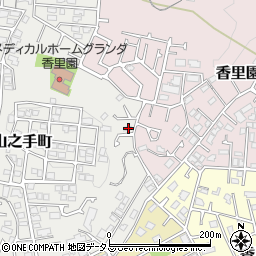 大阪府枚方市香里園山之手町49-30周辺の地図