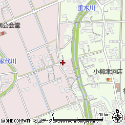 静岡県掛川市家代83-1周辺の地図