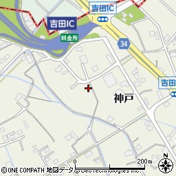 静岡県榛原郡吉田町神戸1508周辺の地図