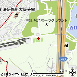 大阪府吹田市桃山台5丁目周辺の地図