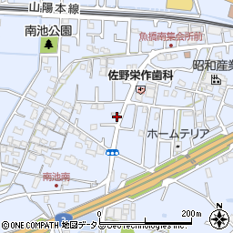 兵庫県高砂市阿弥陀町南池328周辺の地図