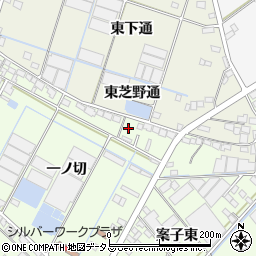愛知県西尾市一色町生田一ノ切21周辺の地図