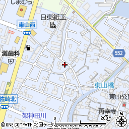 兵庫県姫路市東山324周辺の地図