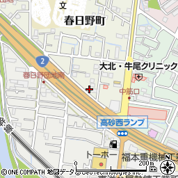 兵庫県高砂市春日野町5-14周辺の地図