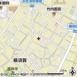 静岡県浜松市浜名区横須賀615-1周辺の地図