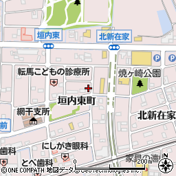 兵庫県姫路市網干区垣内東町102周辺の地図