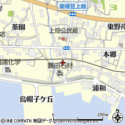 愛知県西尾市東幡豆町崎ノ畑周辺の地図