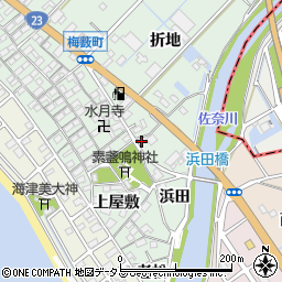 愛知県豊橋市梅薮町折地6周辺の地図
