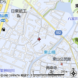 兵庫県姫路市東山432周辺の地図