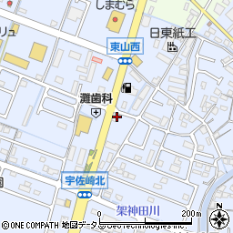 兵庫県姫路市東山274周辺の地図