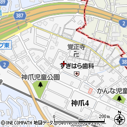 兵庫県高砂市神爪周辺の地図