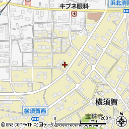 静岡県浜松市浜名区横須賀1372周辺の地図