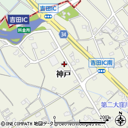 静岡県榛原郡吉田町神戸1531周辺の地図